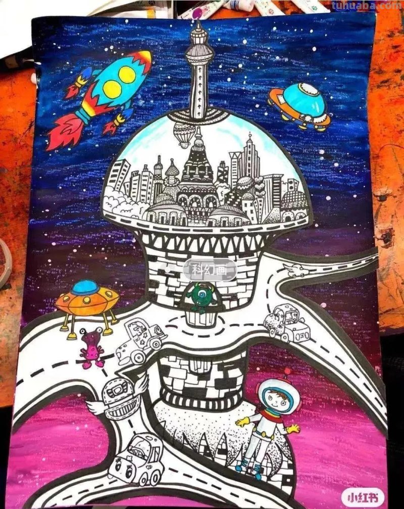 很抢手的32种科幻画主题课程，创意无限，让科学插上艺术的梦想！