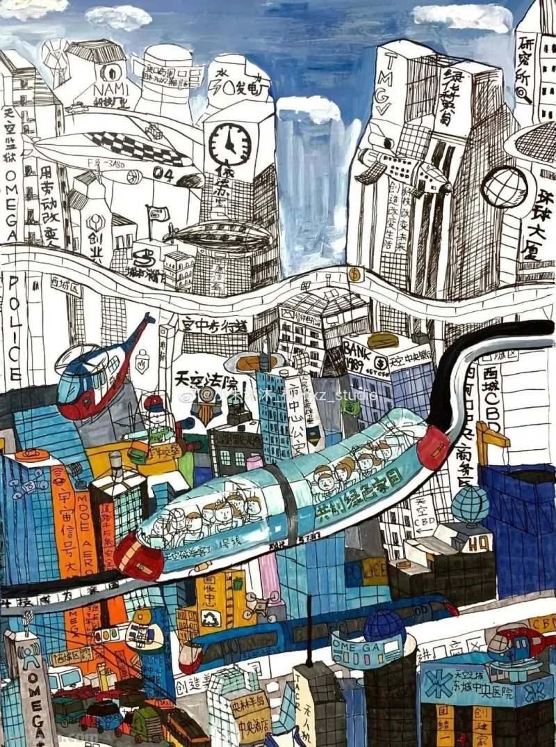 很抢手的32种科幻画主题课程，创意无限，让科学插上艺术的梦想！