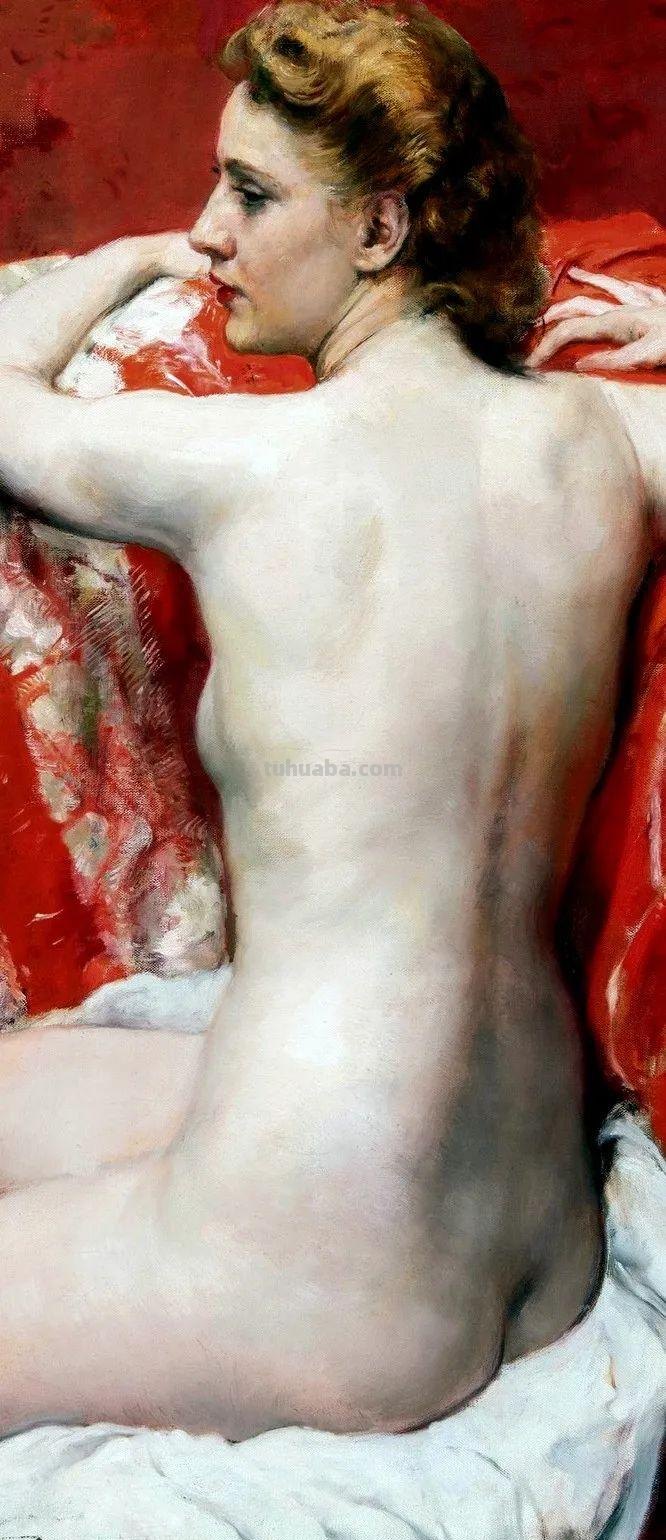 比利时艺术家女人体油画，楚楚动人，不止是笔触之美