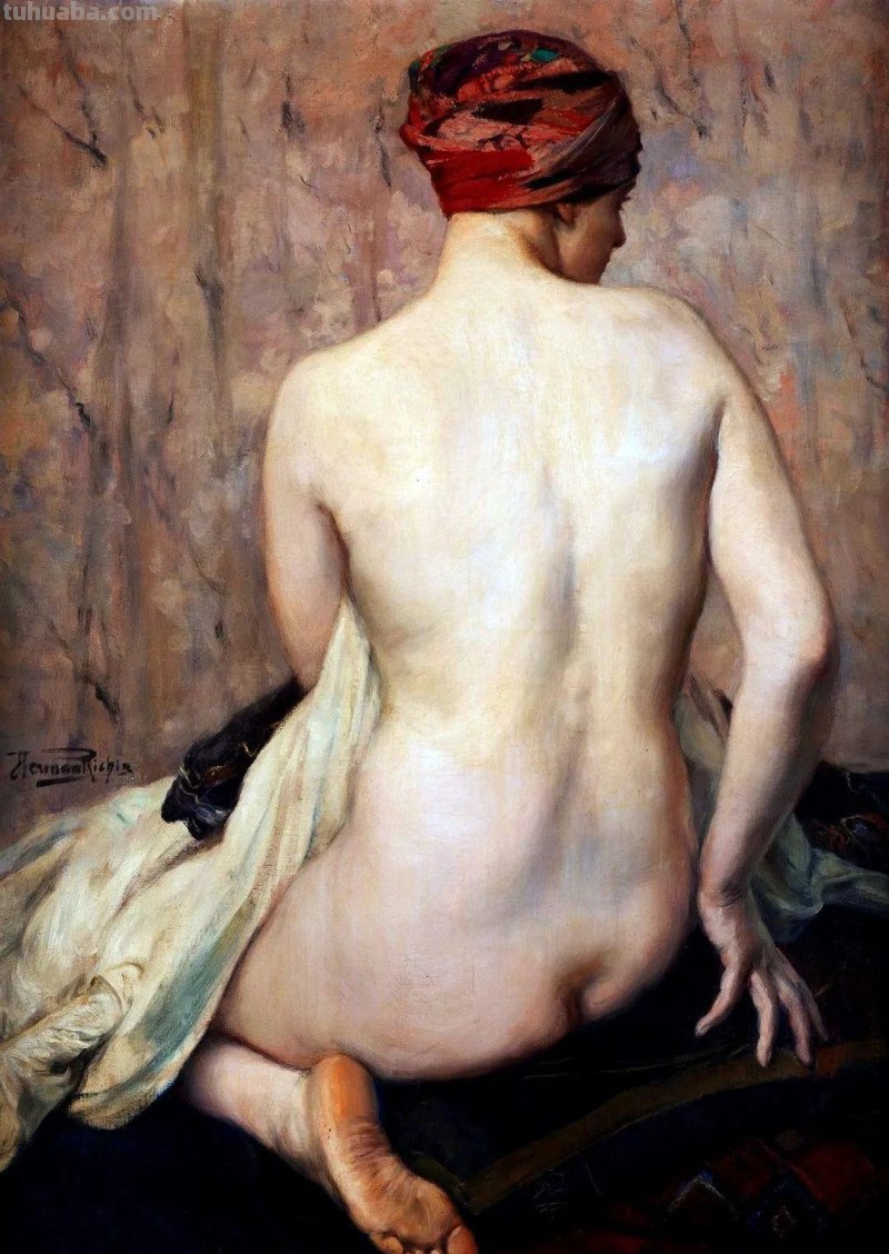 比利时艺术家女人体油画，楚楚动人，不止是笔触之美