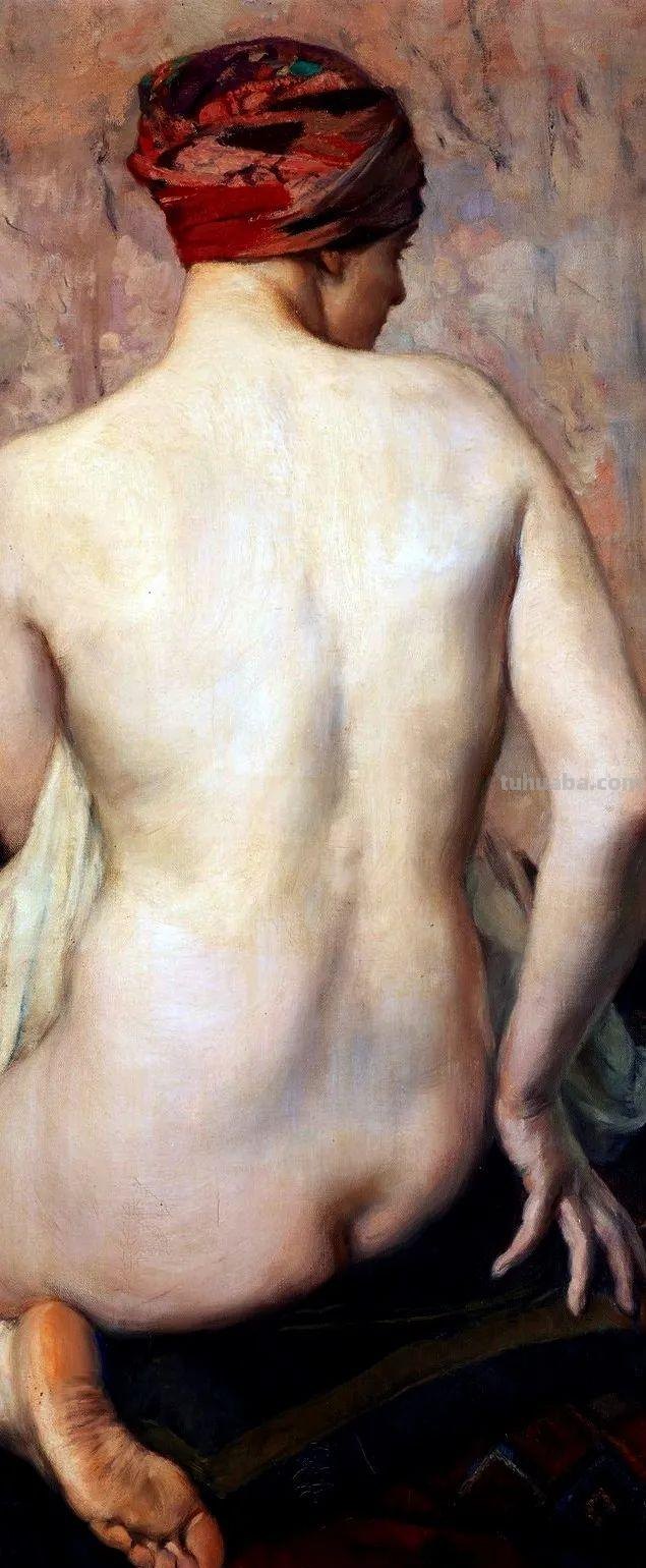 比利时艺术家女人体油画，楚楚动人，不止是笔触之美