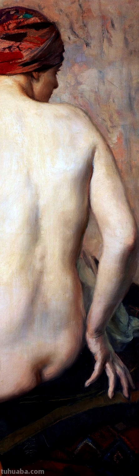 比利时艺术家女人体油画，楚楚动人，不止是笔触之美