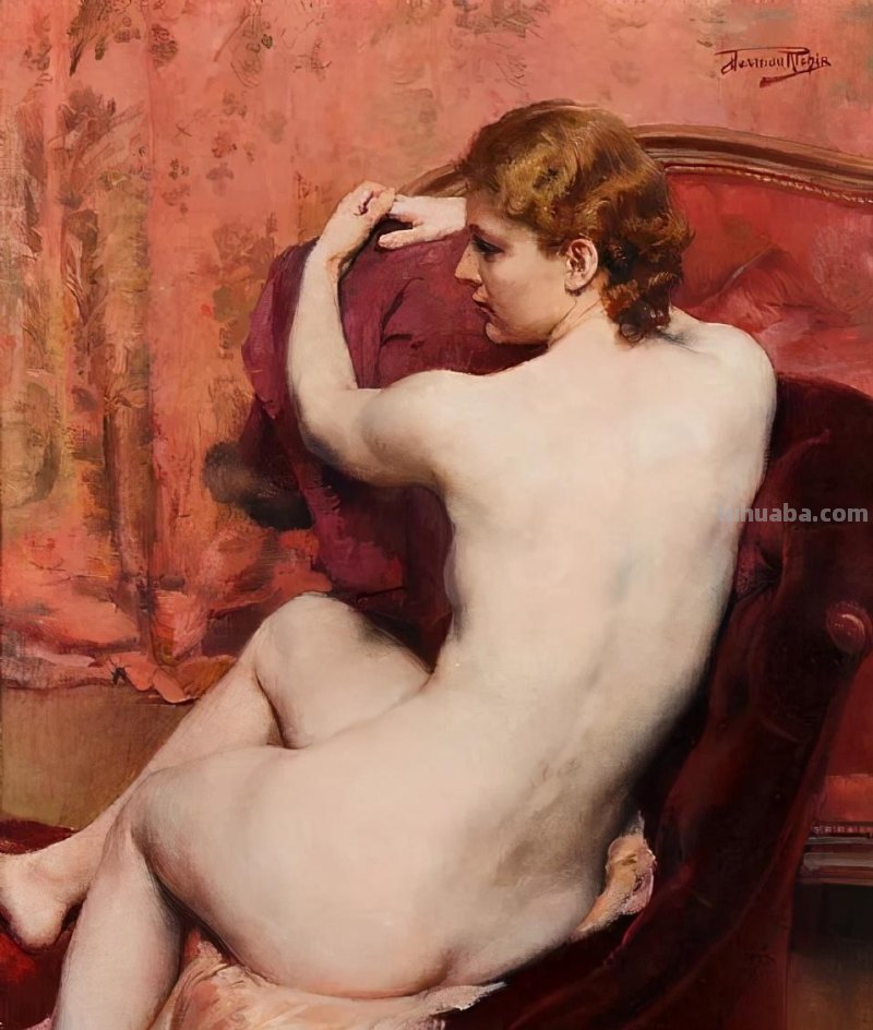 比利时艺术家女人体油画，楚楚动人，不止是笔触之美