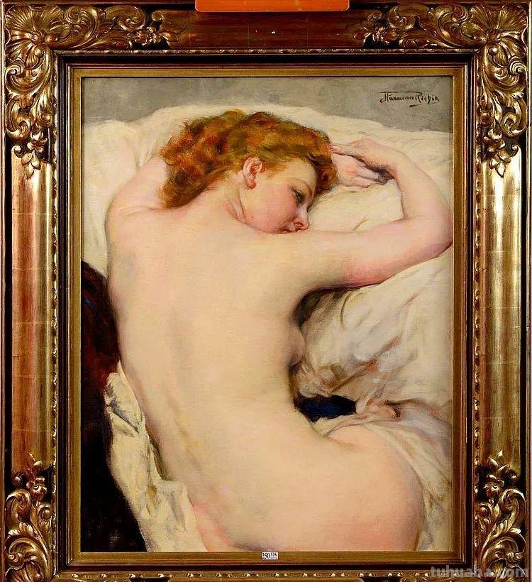 比利时艺术家女人体油画，楚楚动人，不止是笔触之美