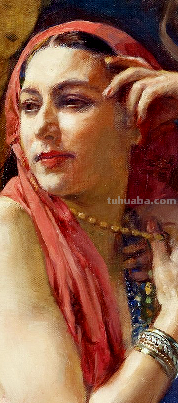 比利时艺术家女人体油画，楚楚动人，不止是笔触之美