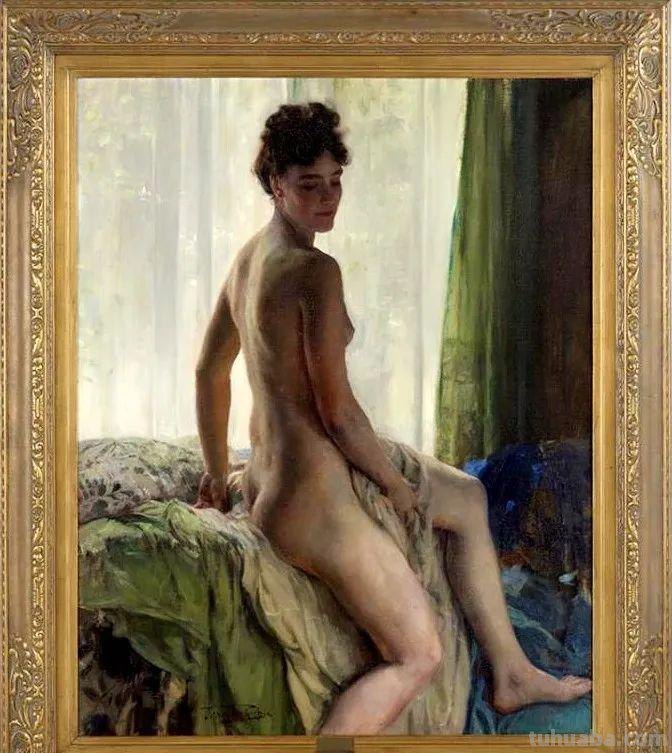 比利时艺术家女人体油画，楚楚动人，不止是笔触之美