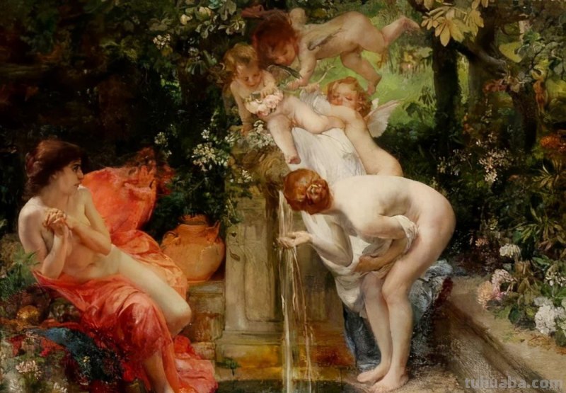 比利时艺术家女人体油画，楚楚动人，不止是笔触之美