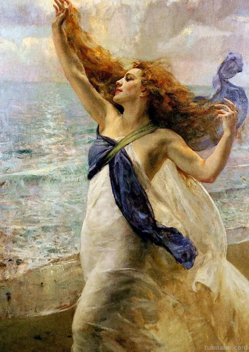 比利时艺术家女人体油画，楚楚动人，不止是笔触之美