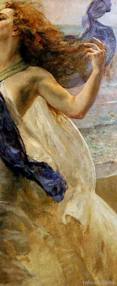 比利时艺术家女人体油画，楚楚动人，不止是笔触之美