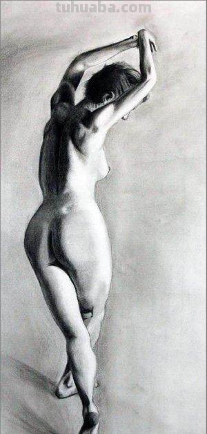 艺术上追求古典美 注重明暗谐调的法国画家普吕东素描作品欣赏