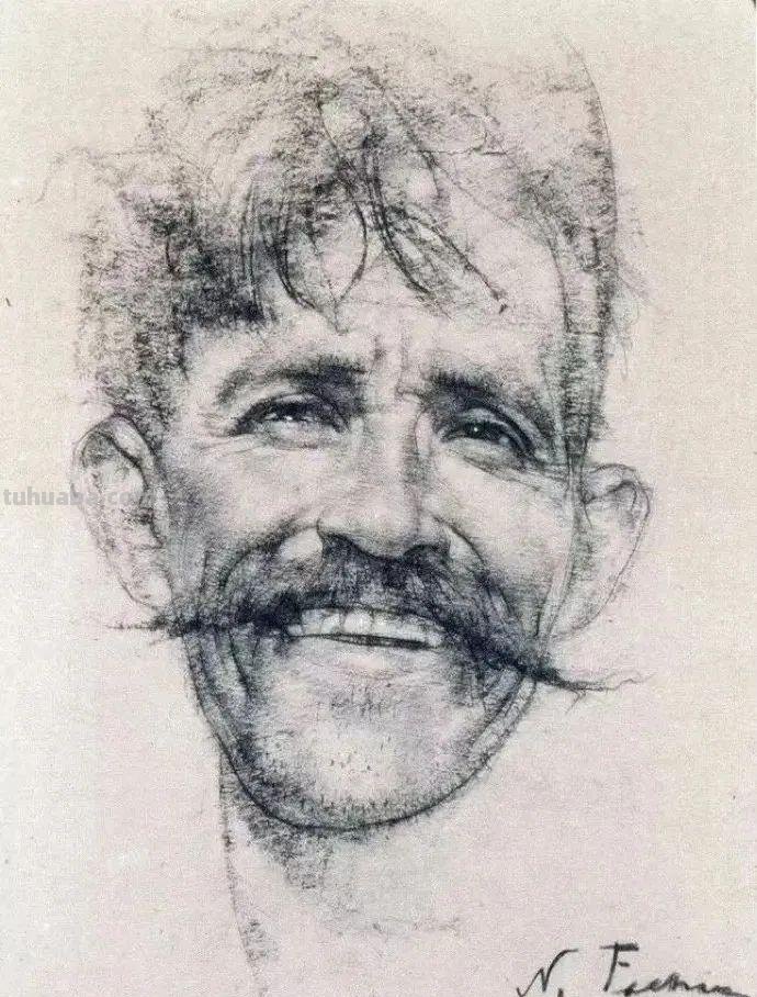 深刻的线条,费欣速写作品欣赏 深刻的线条,费欣速写作品欣赏