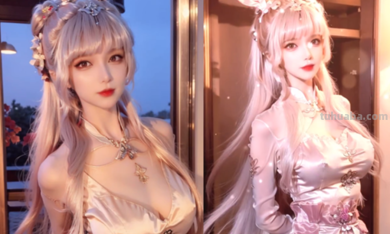 斗罗大陆:五位小舞神级COS公开,波浪卷粉发搭配晚礼服,太美了 斗罗大陆:五位小舞神级COS公开,波浪卷粉发搭配晚礼服,太美了