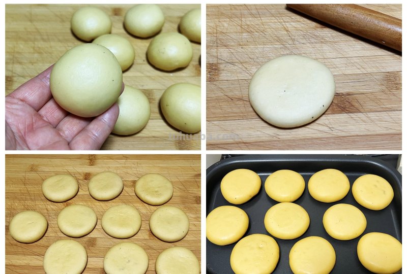 5个鸡蛋1斤面粉，不用一滴水，妈妈做的这个饼比面包还好吃