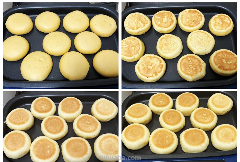 5个鸡蛋1斤面粉，不用一滴水，妈妈做的这个饼比面包还好吃