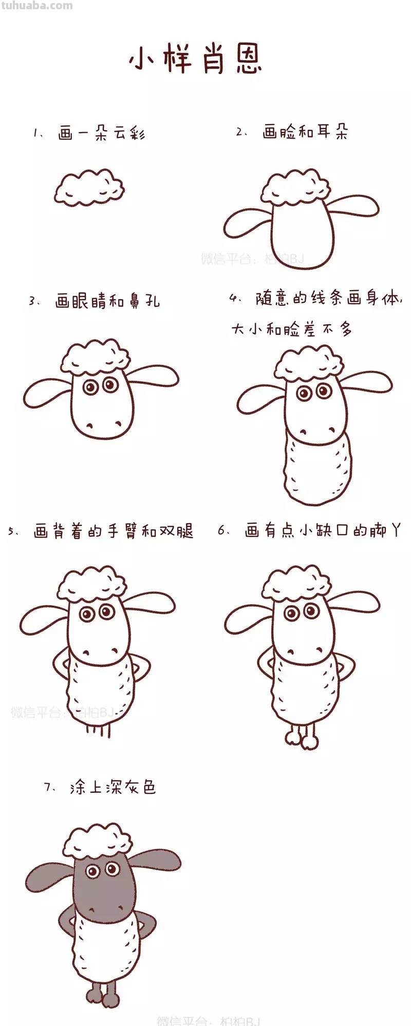 经典卡通人物简笔画合集,大人小孩都爱,剁手党的福音! 经典卡通人物简笔画合集,大人小孩都爱,剁手党的福音!