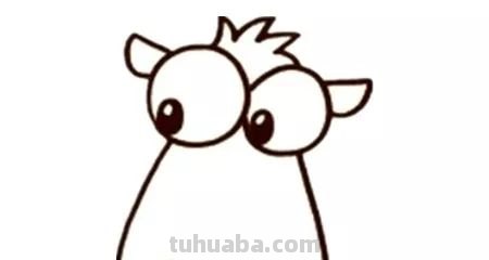 每天学一幅简笔画-可爱卡通小马简笔画步骤图解