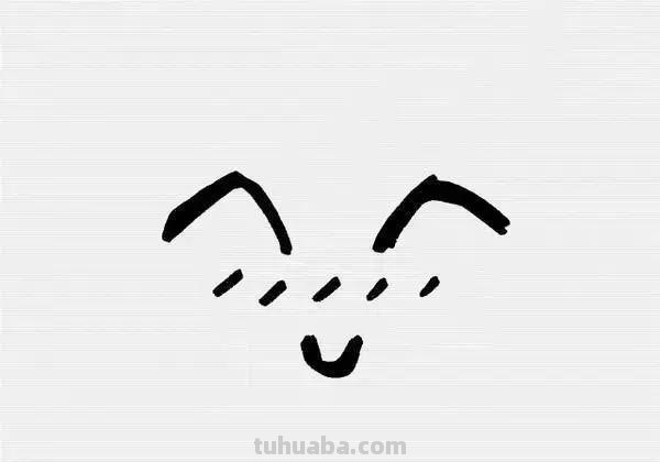 简笔画｜18种超萌表情简笔画，赶快画起来，建议先收藏！