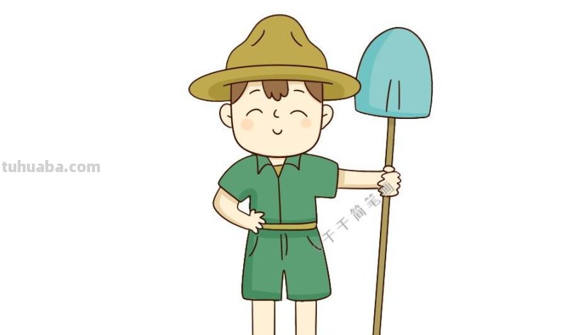 可爱Q版不同职业人物简笔画，建议老师家长收藏！