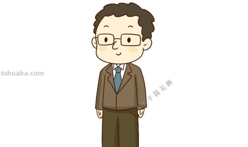 可爱Q版不同职业人物简笔画，建议老师家长收藏！