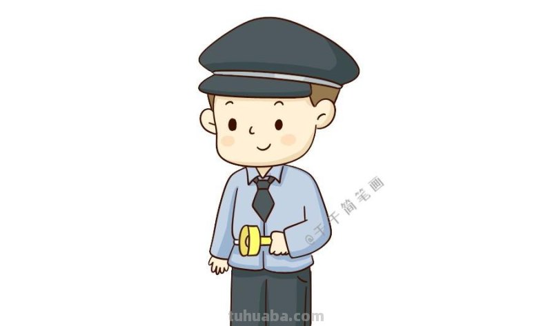 可爱Q版不同职业人物简笔画，建议老师家长收藏！