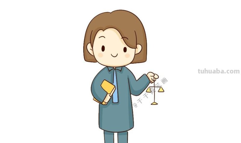 可爱Q版不同职业人物简笔画，建议老师家长收藏！