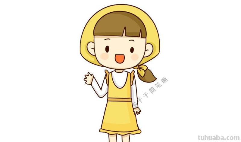 可爱Q版不同职业人物简笔画，建议老师家长收藏！