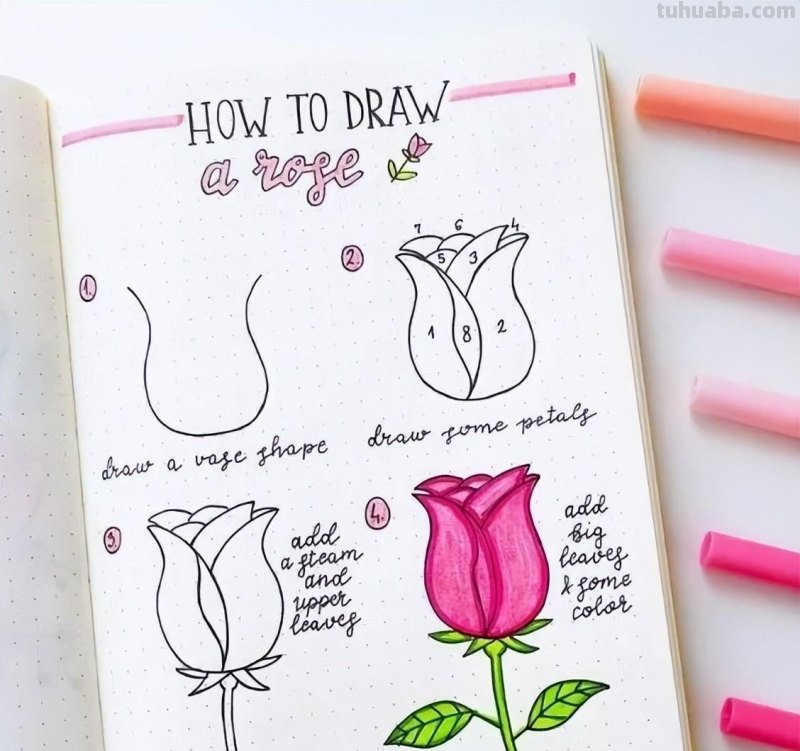 春暖花开｜20多款简笔画，简单好看