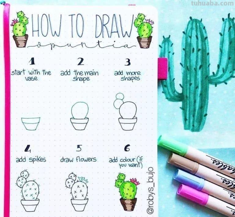 春暖花开｜20多款简笔画，简单好看