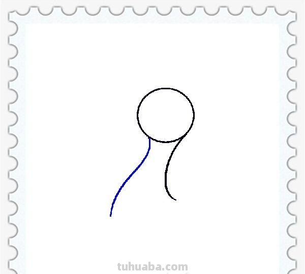 儿童简笔画精选「家禽家畜」-小黄鸭的画法