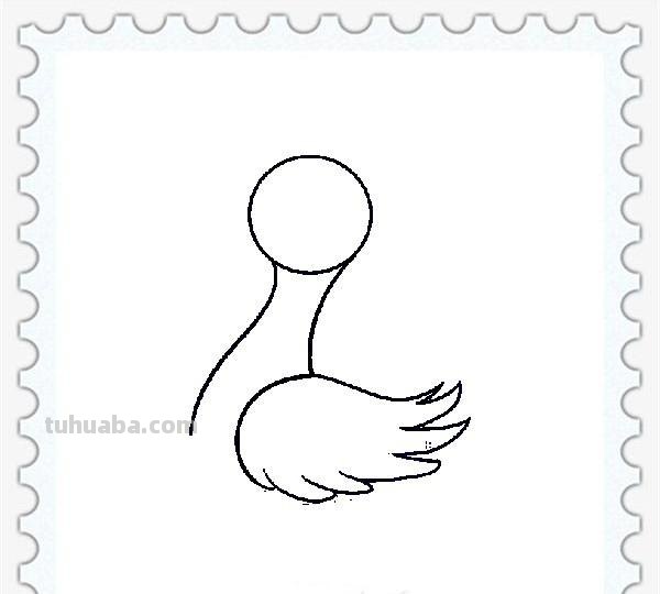 儿童简笔画精选「家禽家畜」-小黄鸭的画法