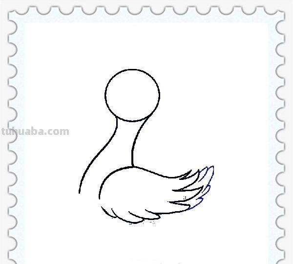 儿童简笔画精选「家禽家畜」-小黄鸭的画法
