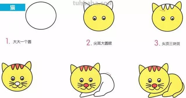 简笔画教程-手把手教你画不一样的动物昆虫