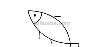每天学一幅简笔画-简笔画动画教程之小鱼儿的绘画分解步骤