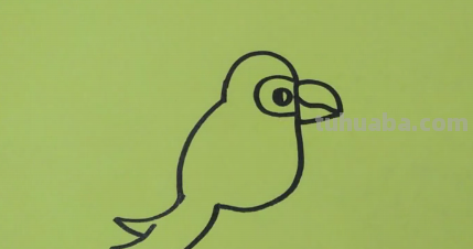 简笔画教程-手把手教你画小鸟简笔画