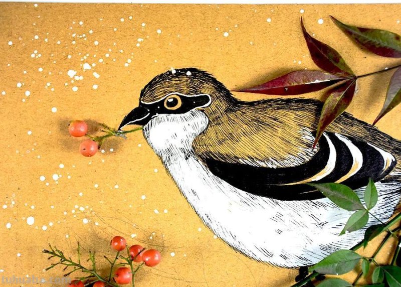 儿童画教程｜亲近自然，创意画枝头上的小鸟