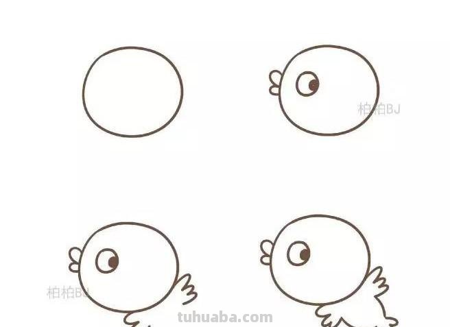 动物简笔画：小鸟怎么画？九种画法教程快教小朋友画吧！