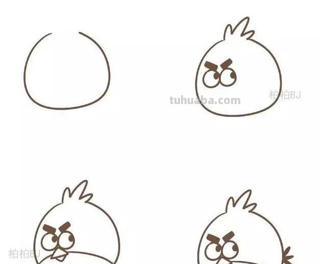 动物简笔画：小鸟怎么画？九种画法教程快教小朋友画吧！