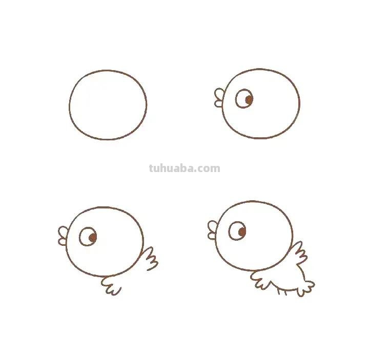 9种小鸟简笔画的画法，最适合教孩子了，建议收藏好，以后能用上