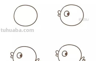 小鸟的简笔画绘画教程,九种不同的画法任你选! 小鸟的简笔画绘画教程,九种不同的画法任你选!