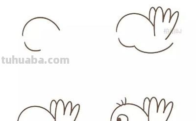 小鸟的简笔画绘画教程,九种不同的画法任你选! 小鸟的简笔画绘画教程,九种不同的画法任你选!