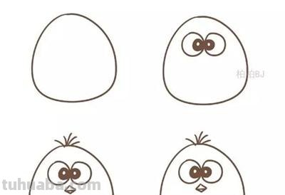 小鸟的简笔画绘画教程,九种不同的画法任你选! 小鸟的简笔画绘画教程,九种不同的画法任你选!