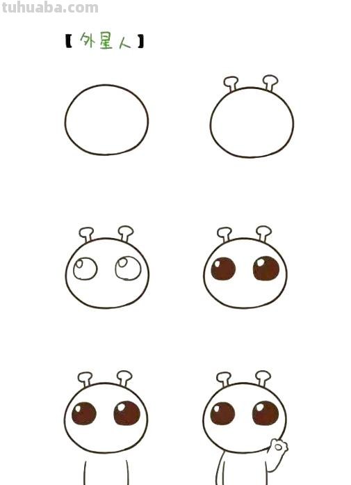 超级详细的小动物简笔画教程，新人看这个轻松就能学会了！