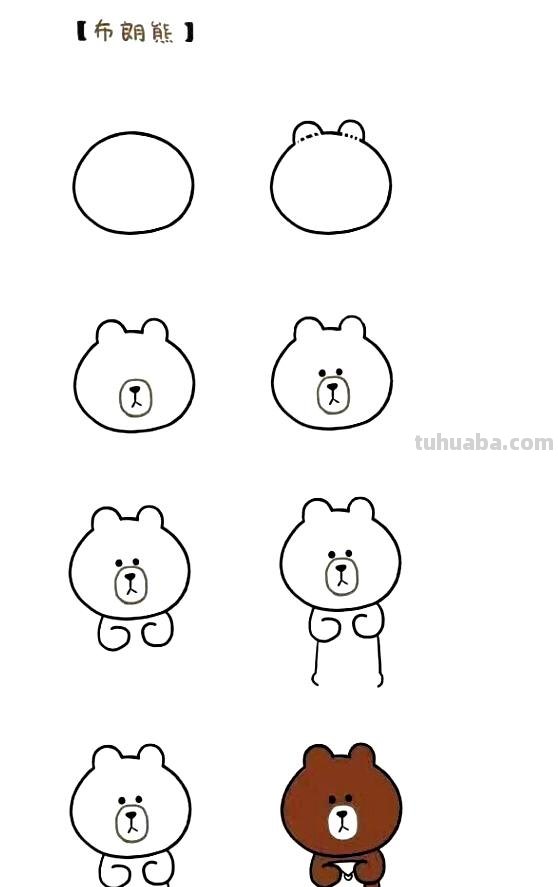 超级详细的小动物简笔画教程，新人看这个轻松就能学会了！