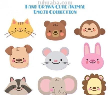 40多种萌萌哒的小动物简笔画~ 简笔画素材，水彩彩铅马克笔都可以