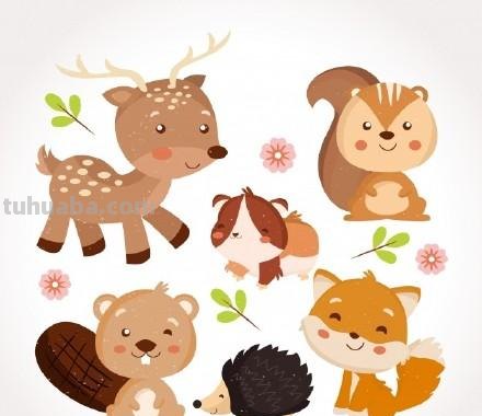 40多种萌萌哒的小动物简笔画~ 简笔画素材，水彩彩铅马克笔都可以