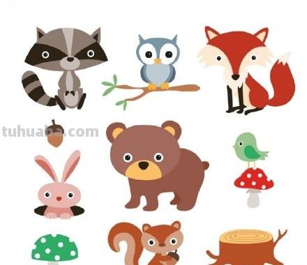 40多种萌萌哒的小动物简笔画~ 简笔画素材，水彩彩铅马克笔都可以