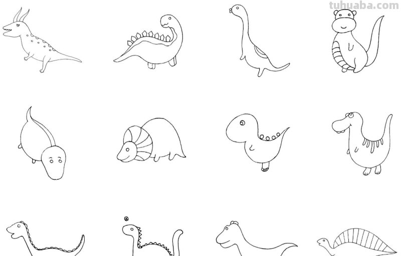 干货！各种小动物的60种简笔画画法，学会画画必备素材