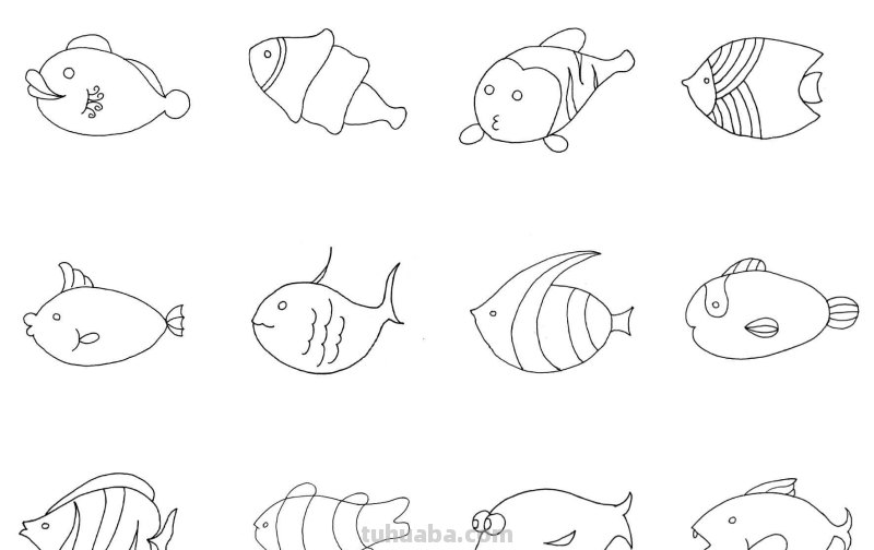 干货！各种小动物的60种简笔画画法，学会画画必备素材