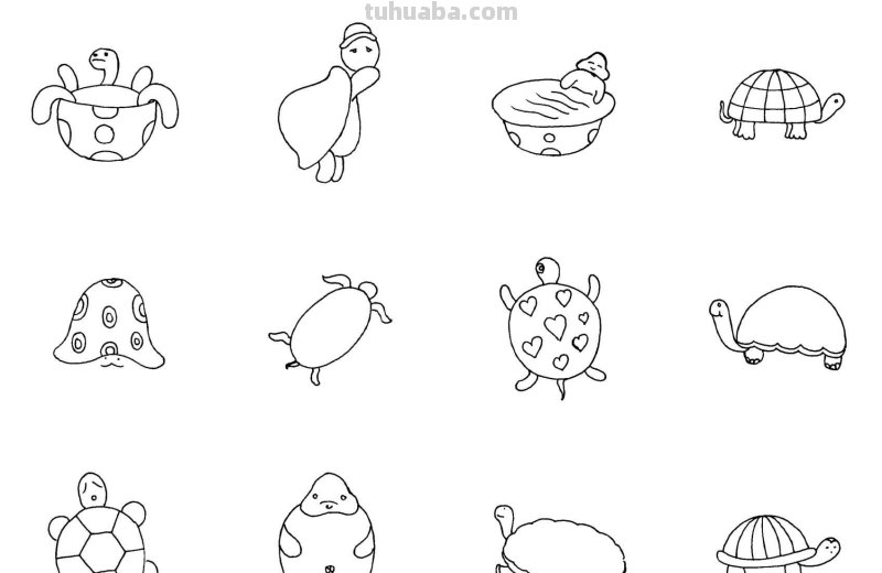 干货！各种小动物的60种简笔画画法，学会画画必备素材