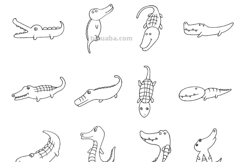 干货！各种小动物的60种简笔画画法，学会画画必备素材
